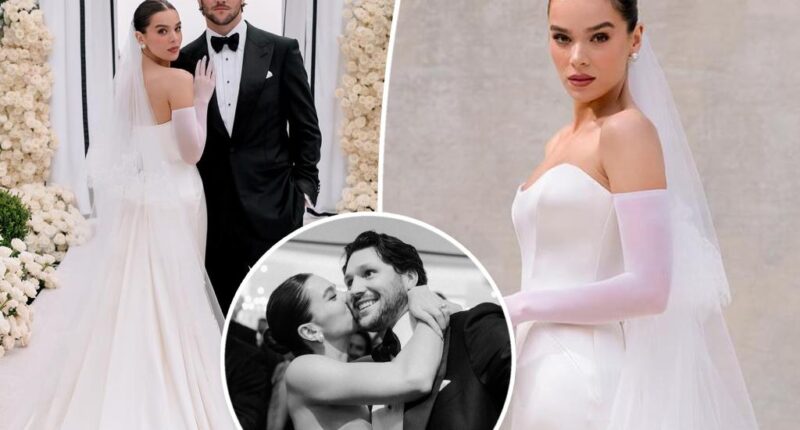Hailee Steinfeld reveals details on her wedding dress that left Josh Allen stunned