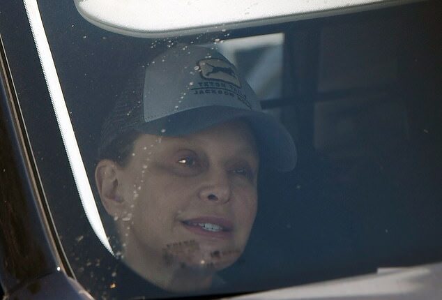 Harrison Ford's longtime actress love Calista Flockhart looked frail as she was seen on a rare solo public outing this week