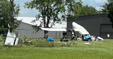 Four of those onboard had to be taken to hospital, two of them with critical injuries