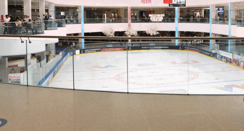 Whew! Houston Man Breaks Legs While Fleeing Cops After Allegedly Shoplifting In Galleria Mall (VIDEO) Ice Rink