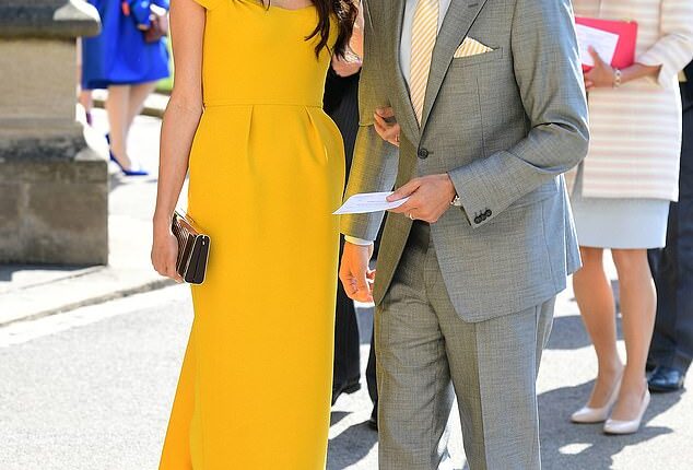 George and Amal Clooney were among the two most famous non-royals to attend Harry and Meghan's wedding in 2018