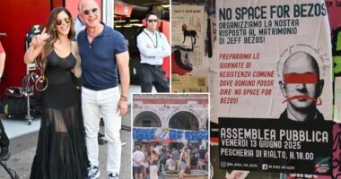 How Jeff Bezos, Lauren Sánchez plan to outwit wedding protesters