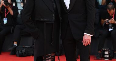 Hugh Jackman, 56, and Deborra-Lee Furness, 69, are splitting their ritzy $24M penthouse in New York City amid their ugly divorce; pictured September 2022 in Venice