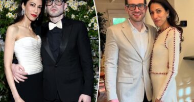 Huma Abedin wears 2 custom wedding dresses for star-studded ceremonies with Alex Soros