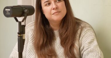 Fiona Hinton, 42, spoke to her father, Steven Speakman, 71, about the challenges of balancing motherhood with advanced pulmonary fibrosis