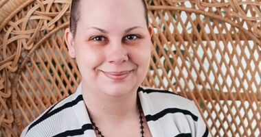 New Jersey woman Rebecca Boothroyd, 38, said that her experience began with numbness (Supplied: Rebecca Boothroyd)