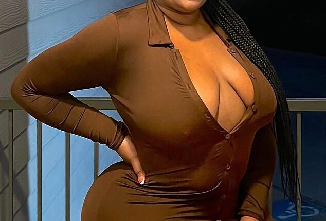 A US-based influencer known as @Theehtxhottiee (pictured) has opened up about her second BBL surgery, in order to make others aware of the risk