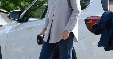 An iconic 80s actress looked unrecognizable as she stepped out in LA this week - can you guess who it is?