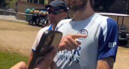 Inter Milan defender Francesco Acerbi threatened a fan in a PSG shirt after being taunted