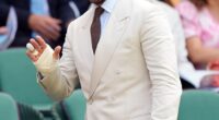 Sir David Beckham led the stars who were out in force in London's heatwave on Monday to attend the first day of the Wimbledon Championships 2025