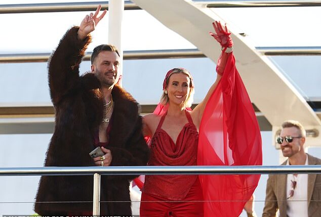 Aussie stars descended into Sydney for Beau Ryan and his wife Kara's combined 40th birthday party on Saturday afternoon