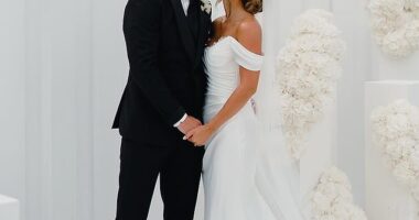 Dani Dyer and Jarrod Bowen tied-the-knot in a lavish 'Bridgerton-themed' wedding ceremony wedding on Friday