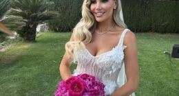 Georgia Kousoulou and Tommy Mallet made sure no expense was spared for their 'dream' second wedding in sun-drenched Spain on Friday