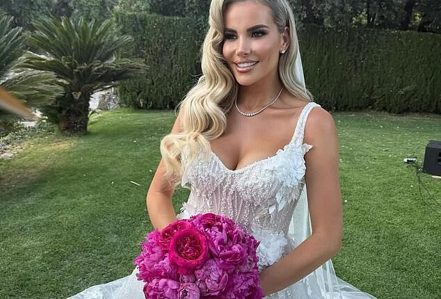 Georgia Kousoulou and Tommy Mallet made sure no expense was spared for their 'dream' second wedding in sun-drenched Spain on Friday
