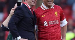 Richard Hughes (left) was tasked with finding the man to replace Jurgen Klopp at Liverpool