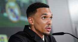Trent Alexander-Arnold was at last unveiled as a Real Madrid player last Thursday when he revealed near-perfect Spanish