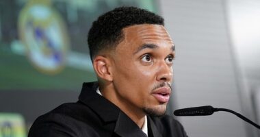 Trent Alexander-Arnold was at last unveiled as a Real Madrid player last Thursday when he revealed near-perfect Spanish