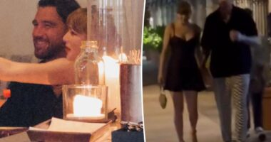 Inside 'giggly' Taylor Swift and Travis Kelce's PDA-packed Palm Beach date night