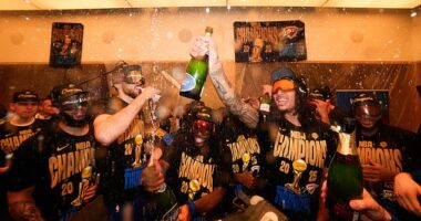 Oklahoma City Thunder stars celebrated in wild fashion after winning the NBA Championship