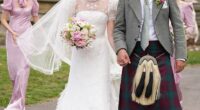Lady Violet Manners, daughter of The Duke and Duchess of Rutland, and her new husband, fellow aristocrat Viscount Garnock, wed at St Mary The Virgin Church on Saturday ahead of a celebration at the Manners' family's ancestral pile, Belvoir Castle