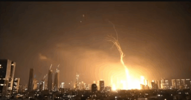 Iran Launches Missile Strikes Against Israel, Tel Aviv Hit.