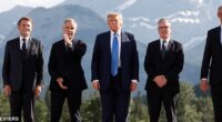 Iran delivered a message to Trump at the G7 summit last week (pictured) threatening to unleash sleeper cell terrorists if the US attacked Iran