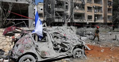 Israel-Iran live: Iran missiles enter Israeli airspace as RAF jets deployed to Middle East