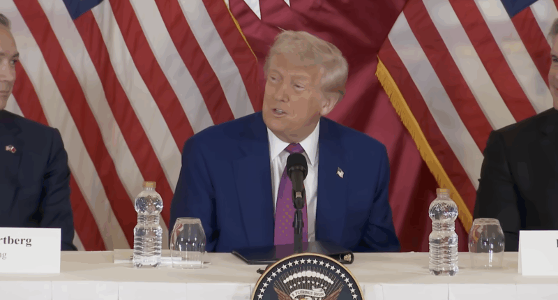 Trump speaks in Qatar