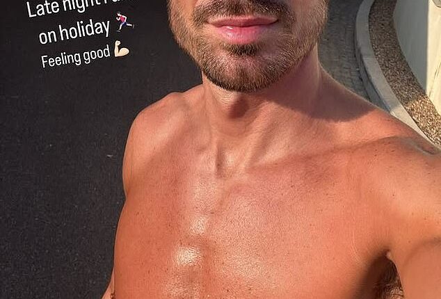 Jack Grealish shared a photo of his ripped physique as he continues his rigorous training regime during the off-season