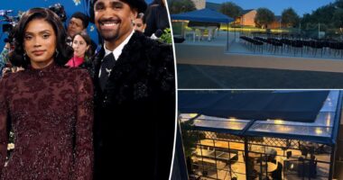 Jalen Hurts and Bry Burrows host wedding celebration in Napa Valley