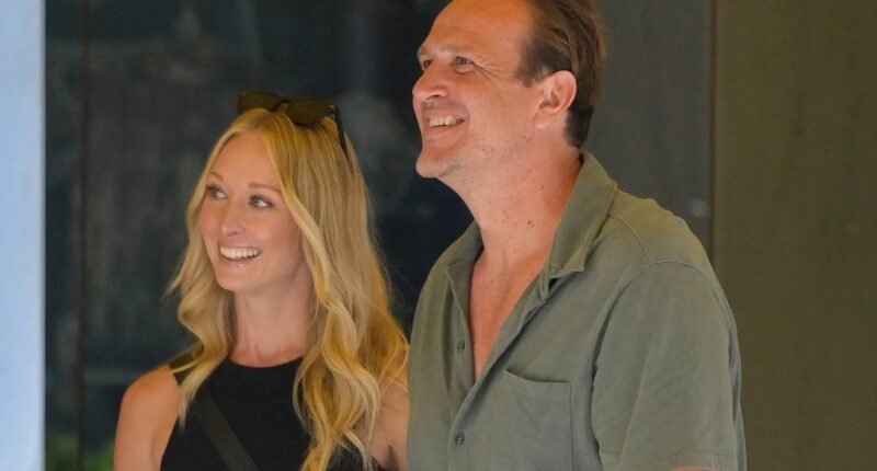 Jason Segel’s new fiancée Kayla Radomski flashes engagement ring and more star snaps