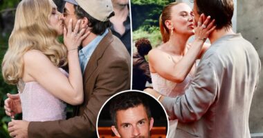 Jonathan Bailey defends kissing married Scarlett Johansson at 'Jurassic World Rebirth' premieres