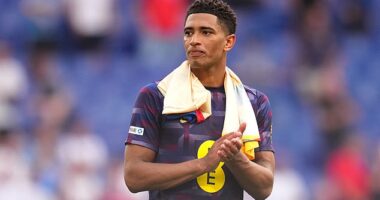 Jude Bellingham missed England's training session on Monday to attend a family funeral