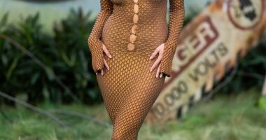 Luna Blaise commanded attention on Tuesday as she stepped onto the red carpet at the Jurassic World: Rebirth world premiere in London