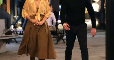 Justin Baldoni's $400million countersuit against Blake Lively has been dismissed - DailyMail.com can confirm amid their ongoing It Ends With Us legal wrangle - pictured together in December 2023