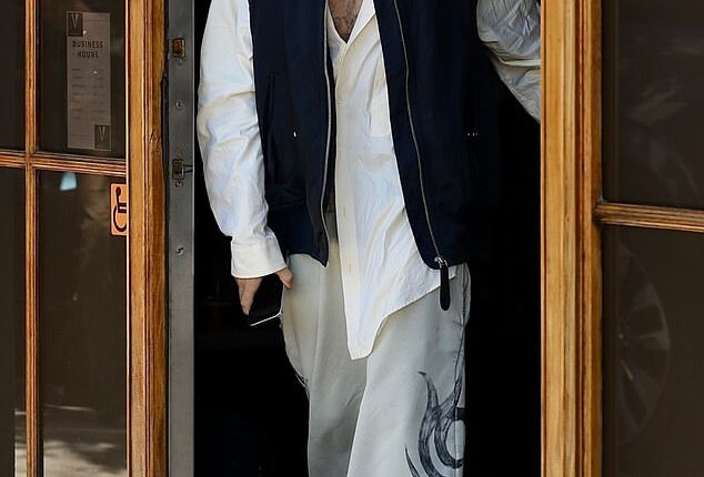Justin Bieber visited a West Hollywood spa on Saturday, days after he hinted at the status of his relationship with wife Hailey Bieber