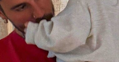 Justin Bieber shared new snaps of his nearly one-year-old son Jack Blues Bieber with his 294 million Instagram followers on Friday