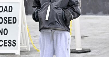 Justin Bieber shared a series of clips on Instagram Stories Sunday indicating he¿s having a difficult time amid rumored marital issues with wife Hailey. Pictured in LA April 15