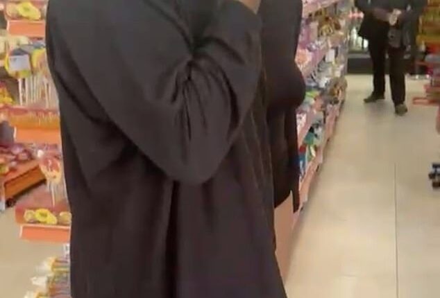 Kanye West, 48, and his wife Bianca Censori, 30, stunned tourists by visiting a gift shop in Magaluf this week