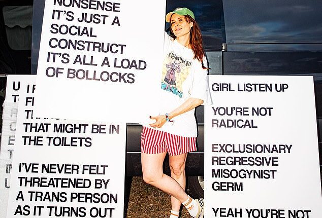 Kate Nash did not hold back her feelings as took a foul-mouthed swipe at Rod Stewart , JK Rowling , Denise Welch , Keir Starmer and Nigel Farage on Saturday