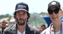 Keanu Reeves and Alexandra Grant enjoyed a date day at the Motorcycling Grand Prix of Italy on Sunday following rumours the couple had married