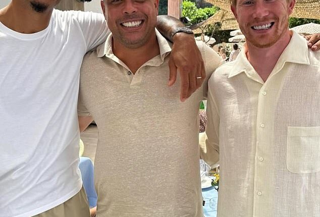 Kevin De Bruyne crossed paths with Ronaldo while on holiday with Virgil van Dijk
