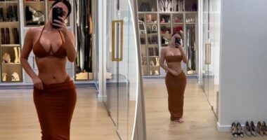 Kim Kardashian gives rare glimpse inside her lavish closet in $60M LA mansion