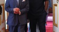 A 'major new documentary partnership' between King Charles and Hollywood star Idris Elba has been announced. Pictured together at a King's Trust event in July last year