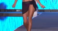 Lauren Sanchez fawned over Bethenny Frankel's enviable physique after she stunned on the Sports Illustrated Swimsuit runway in a barely-there bikini