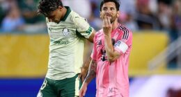 Lionel Messi and Inter Miami advance to the knockouts of the Club World Cup despite collapse to Palmeiras