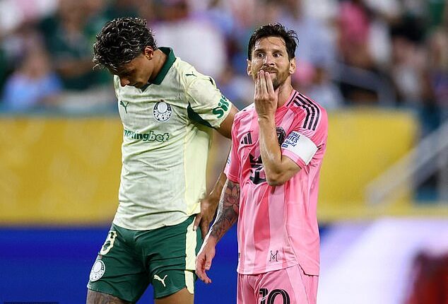 Lionel Messi and Inter Miami advance to the knockouts of the Club World Cup despite collapse to Palmeiras