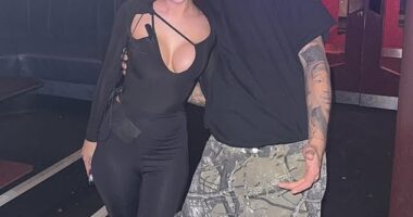 It was the ghosting that left a nation cringing - but now, Married At First Sight bride Jamie Marinos (left) has finally reunited with the man who left her hanging on national television. Pictured with Tyson Fievez