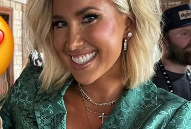Reality Star Savannah Chrisley took to Instagram Sunday to celebrate her first Father’s Day in years with her dad Todd Chrisley