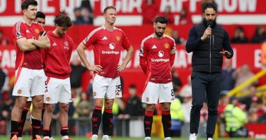 Man United legend Jonny Evans (third right) has officially retired from professional football